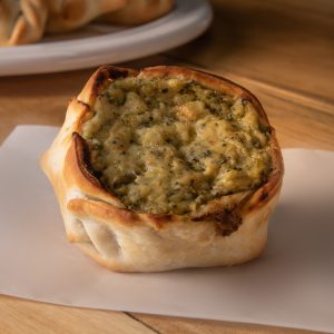 Canastita con brócoli a la crema