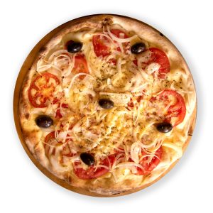 Pizza de fugazzeta napolitana